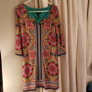 BOHO Shift Dress Laundry by Shelli Segal